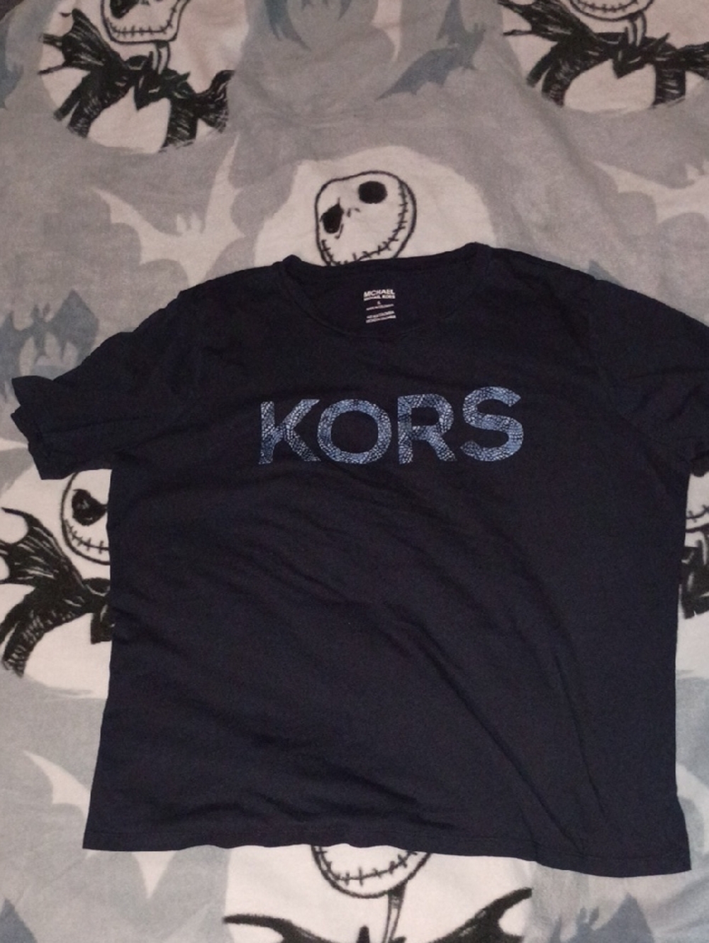 Michael Kors Navy Blue KORS Logo Tee